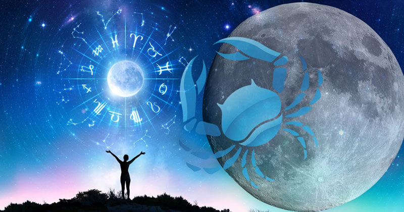 Luna v Raku in Uran v Biku v harmoničnem sekstilu